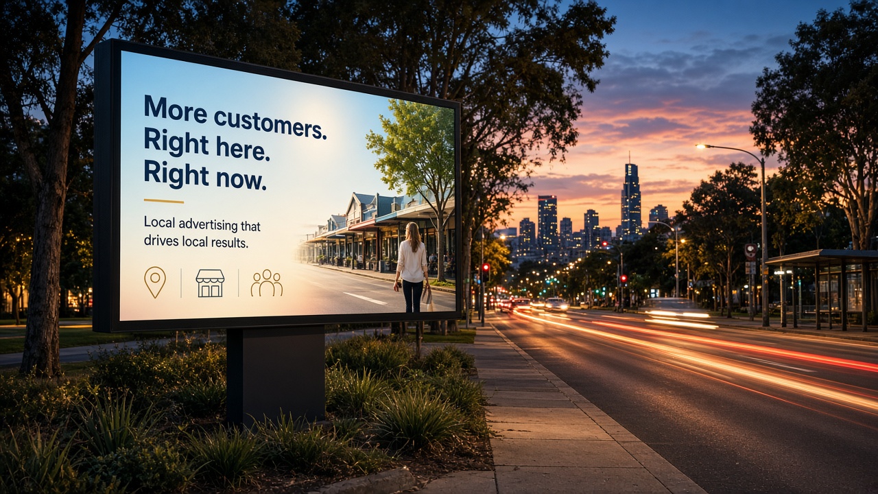 Australian small business moving advertising budget from social media to street-level digital billboards