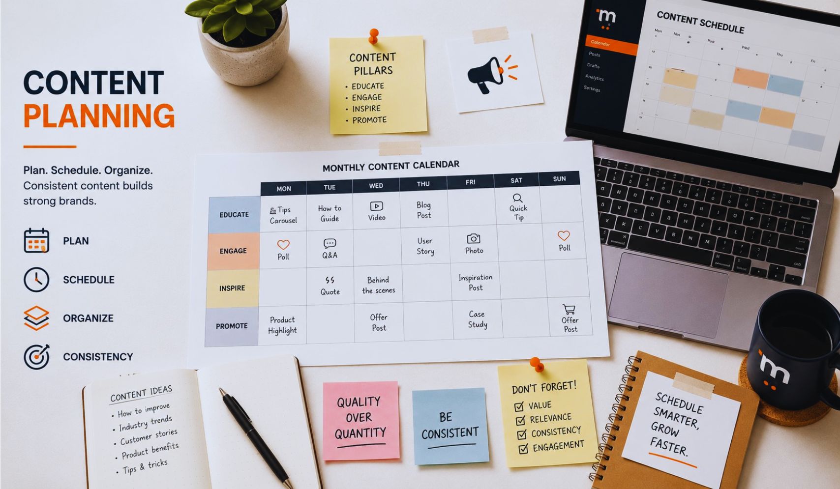 SEO-aligned content and blog creative