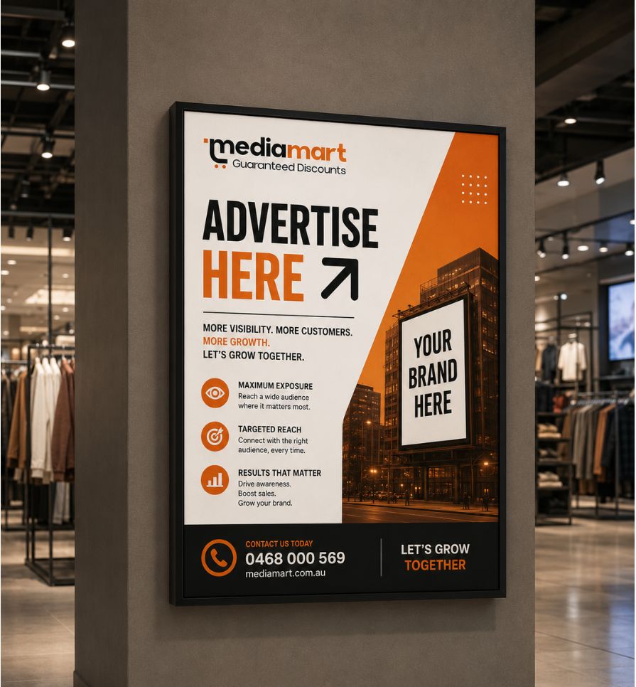 Digital billboard advertising display in a high-traffic location