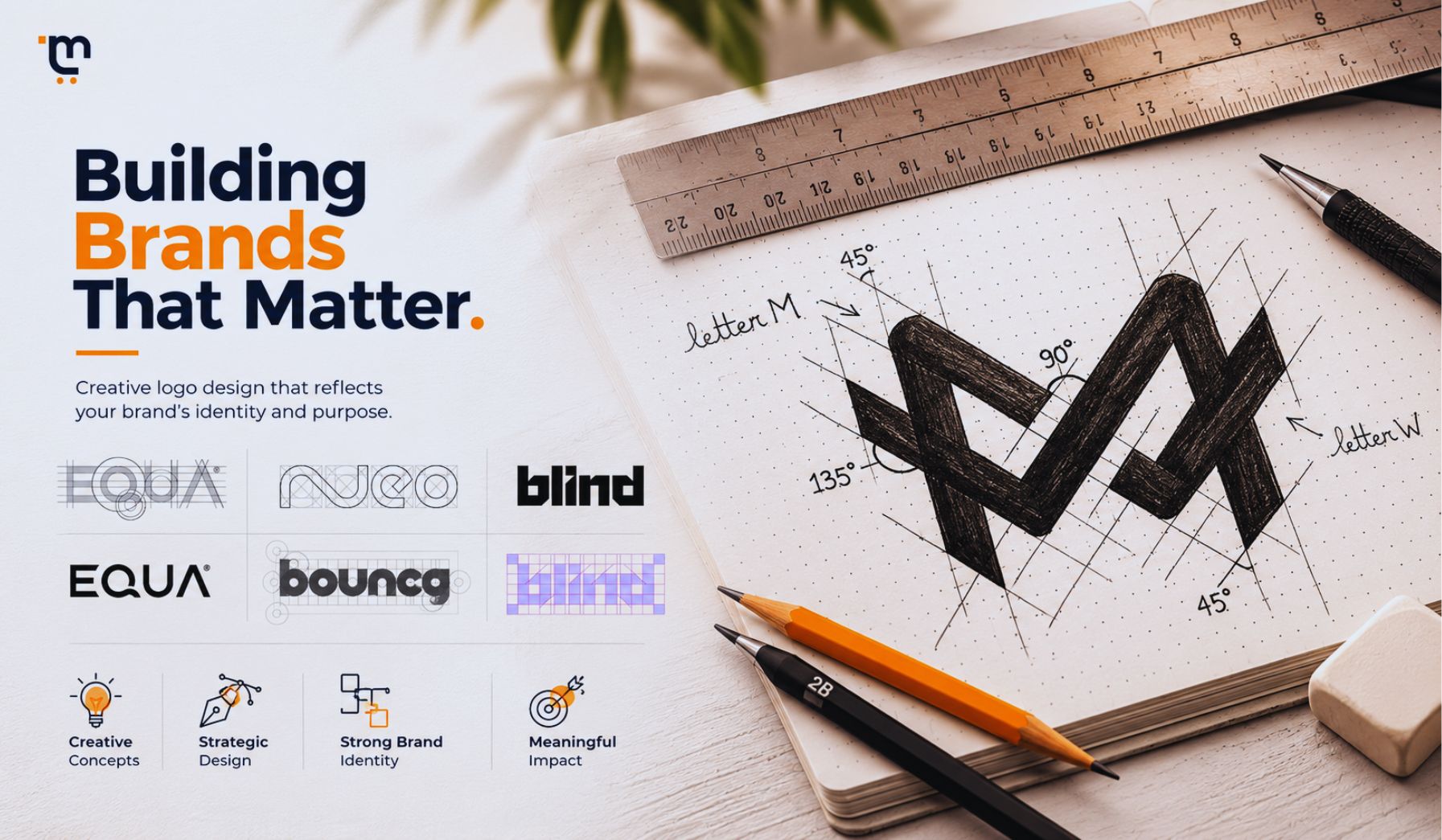 Logo design and branding creative showcase