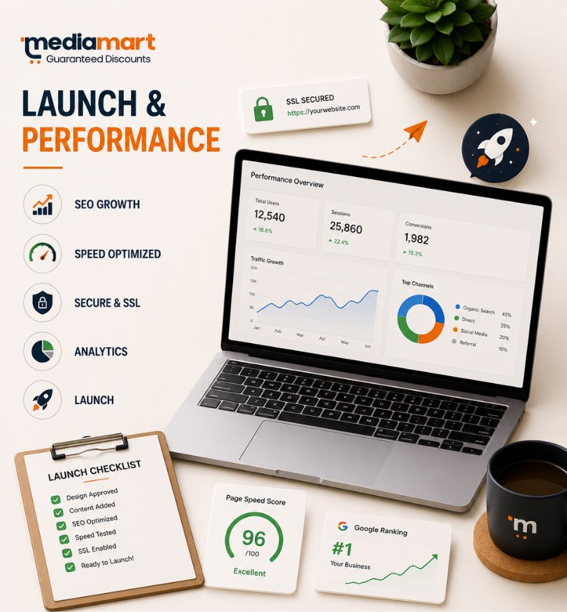 Mobile-responsive website layout example