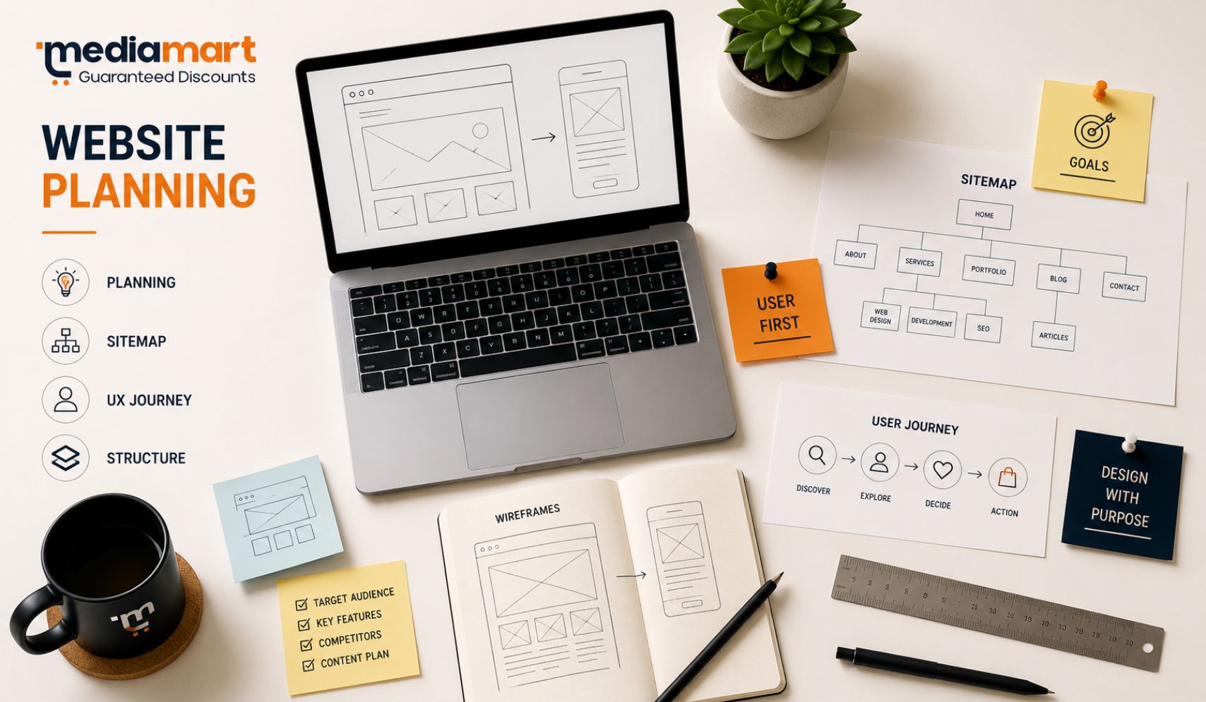 Conversion-focused website interface design