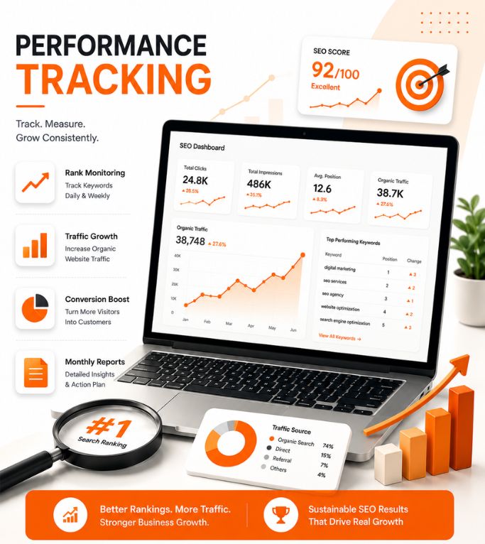 Local SEO and keyword research visual