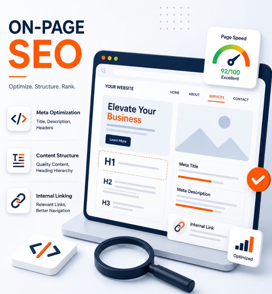 Search engine ranking and traffic growth visual